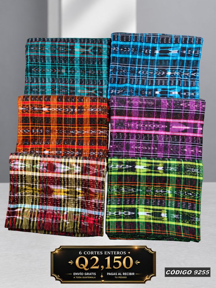 ✨ Combo 6 Cortes Típicos 8 Varas — Q2,150 | COD 9255