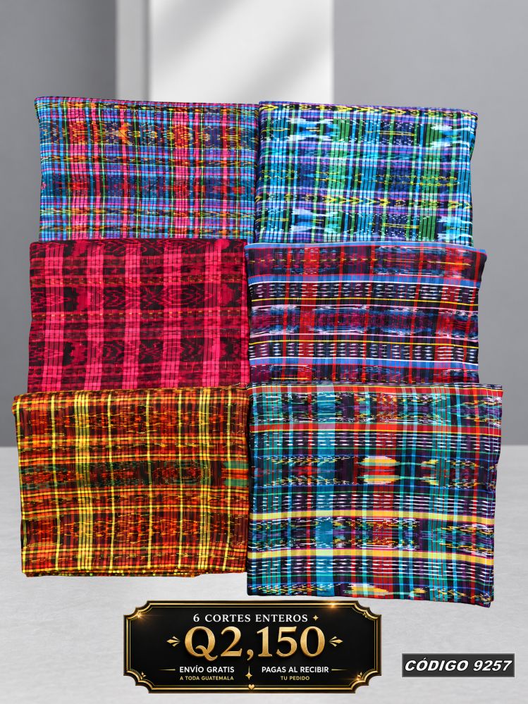 Combo 6 Cortes Típicos 8 Varas Q2,150 | COD 9257 | Típicas Unidas