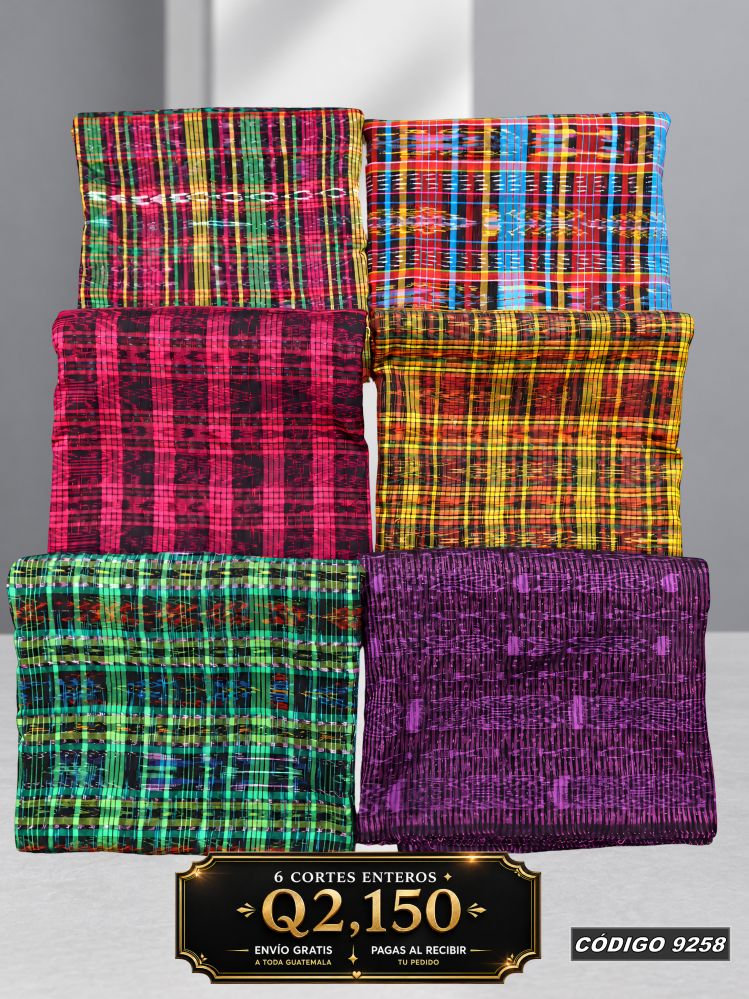 ✨ Combo 6 Cortes Típicos 8 Varas — Q2,150 | COD 9258
