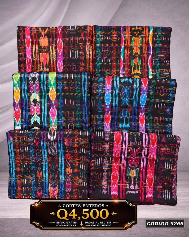 ✨ Combo 6 Cortes Típicos 8 Varas — Q4,500 | COD 9265
