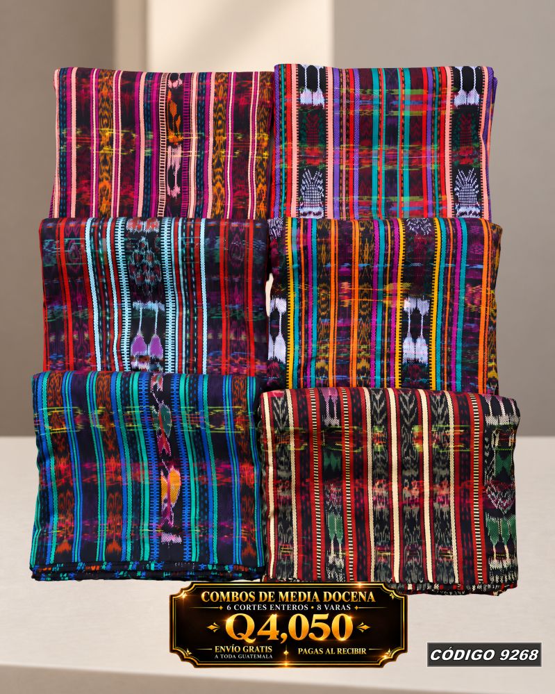 ✨ Combo 6 Cortes Típicos 8 Varas — Q4,050 | COD 9268