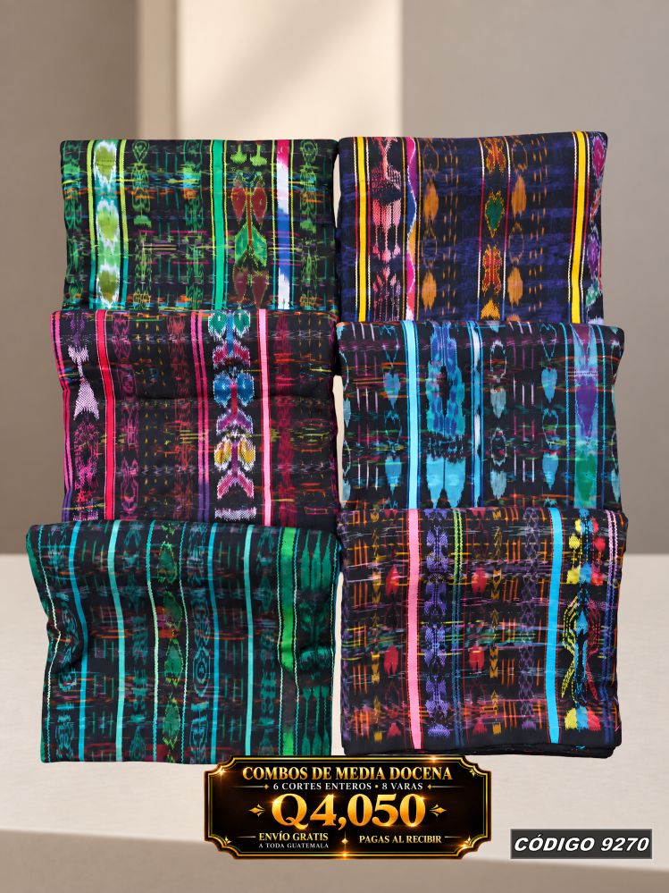 Combo 6 Cortes Típicos 8 Varas Q4,050 | COD 9270 | Típicas Unidas