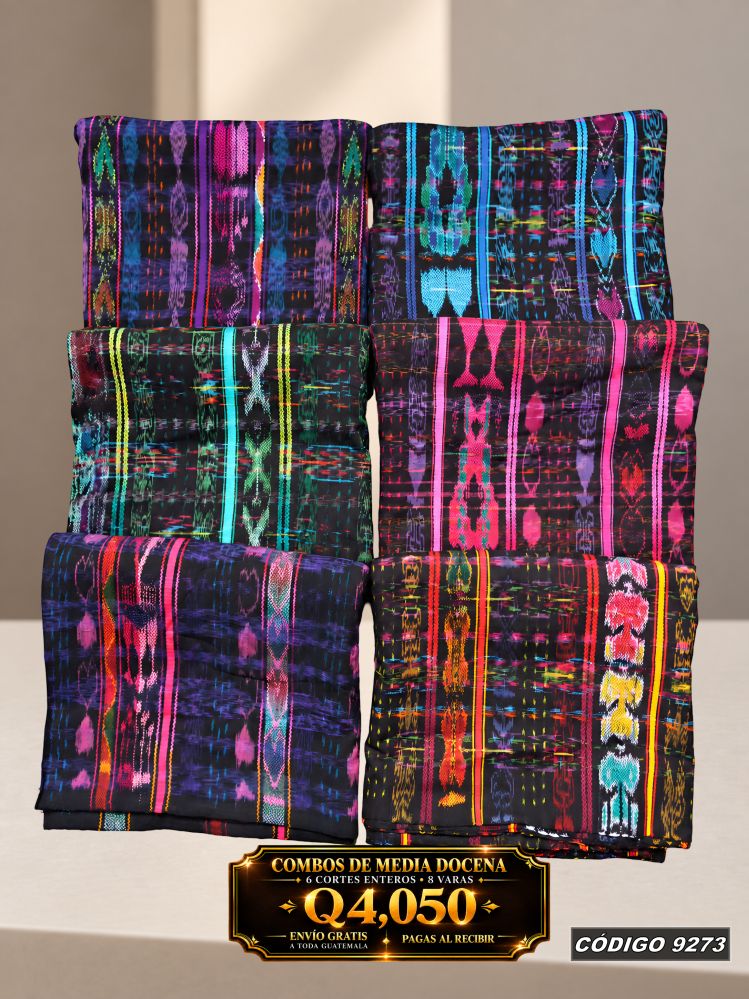 Combo 6 Cortes Típicos 8 Varas Q4,050 | COD 9273 | Típicas Unidas