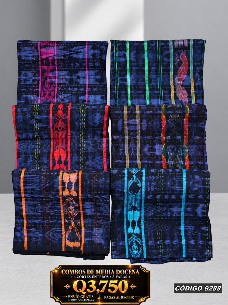 Combo 6 Cortes Típicos 8 Varas Q3,750 | COD 9288 | Típicas Unidas