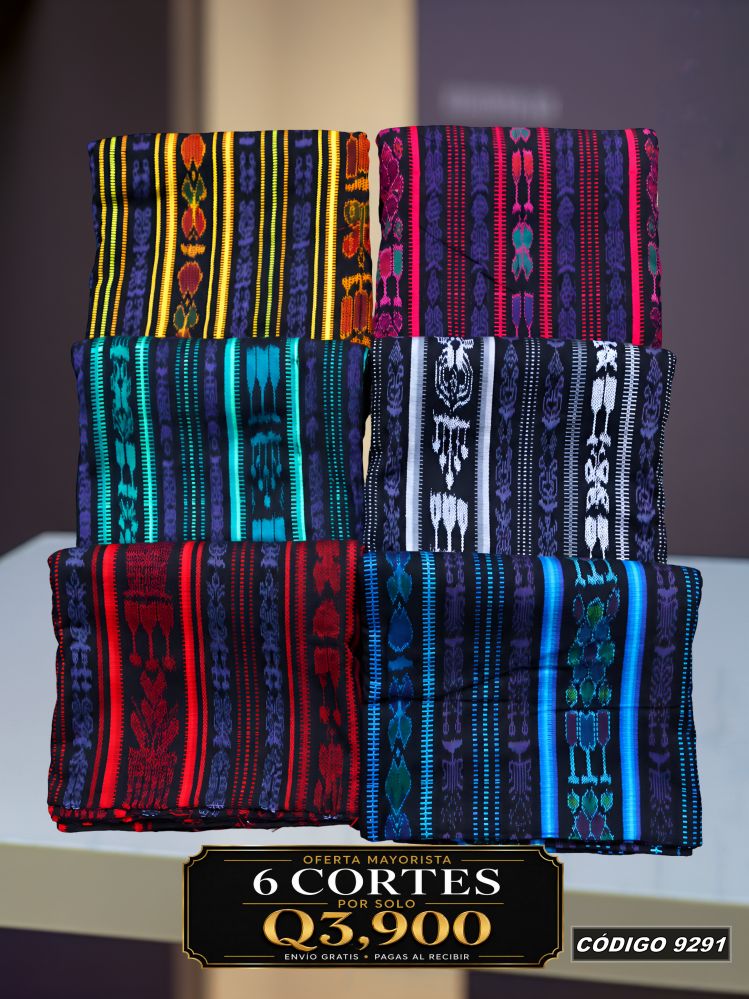 ✨ Combo 6 Cortes Típicos 8 Varas — Q3,900 | COD 9291