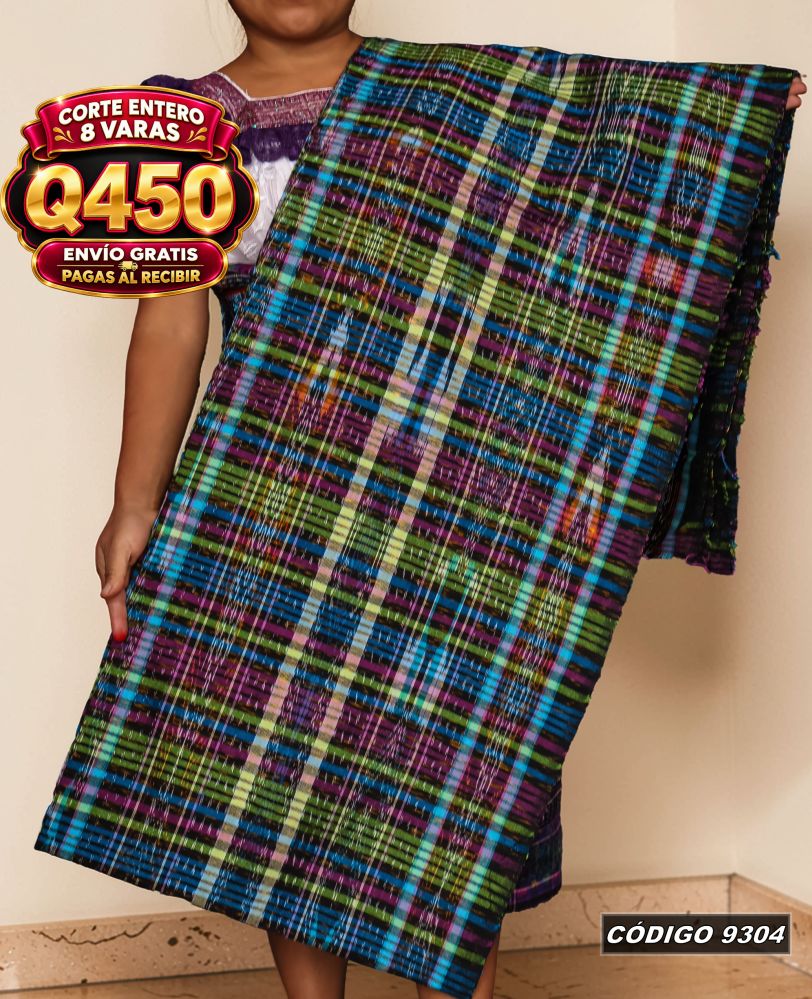✨ Corte Quichelense Hilo Mish y Altaseda 8 Varas — Q450 | COD 9304