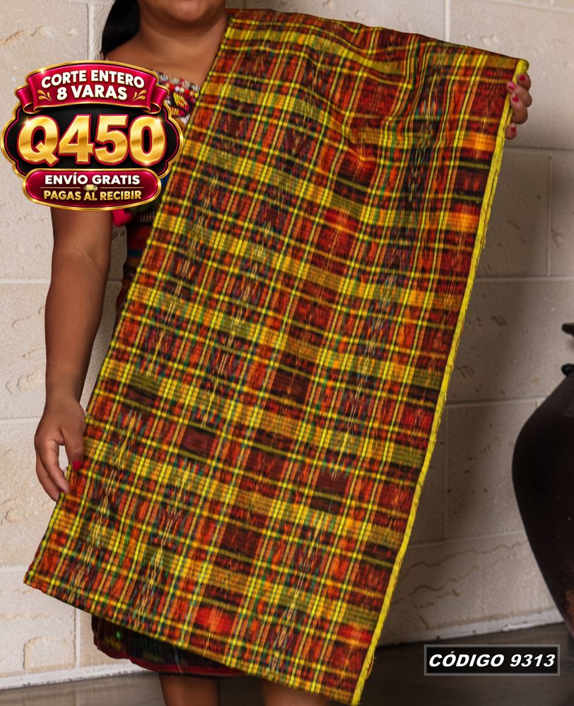 Corte Típico Quichelense Hilo Mish y Altaseda 8 Varas Q450 | COD 9313 | Típicas Unidas