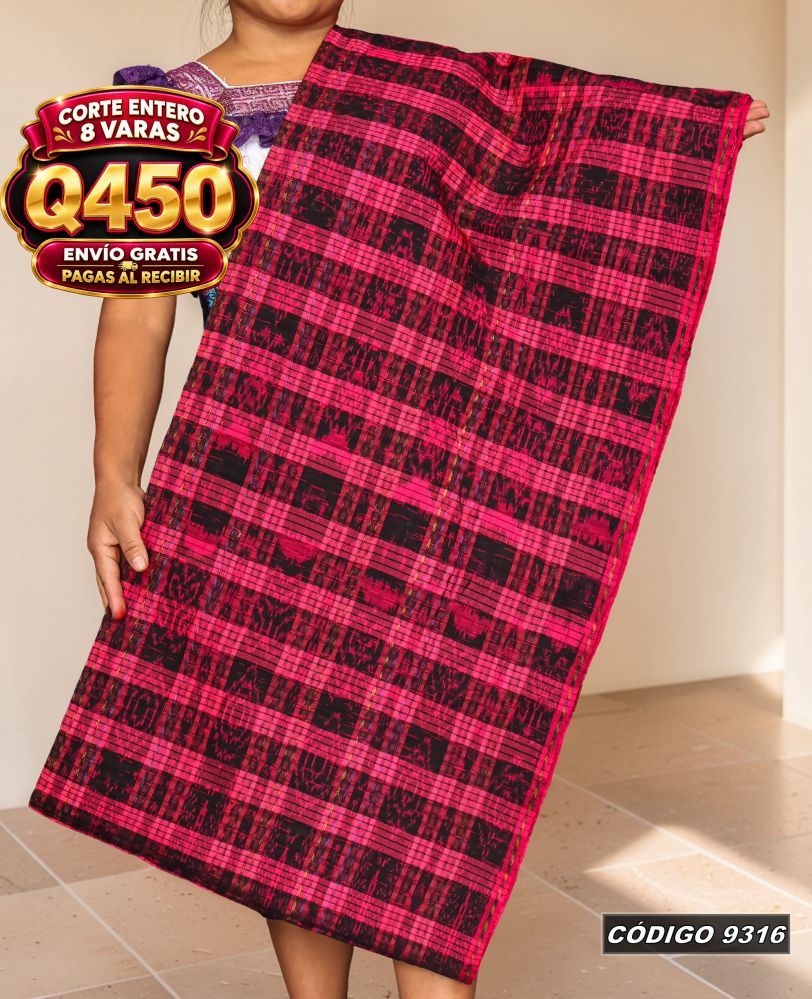 ✨ Corte Quichelense Hilo Mish y Altaseda 8 Varas — Q450 | COD 9316