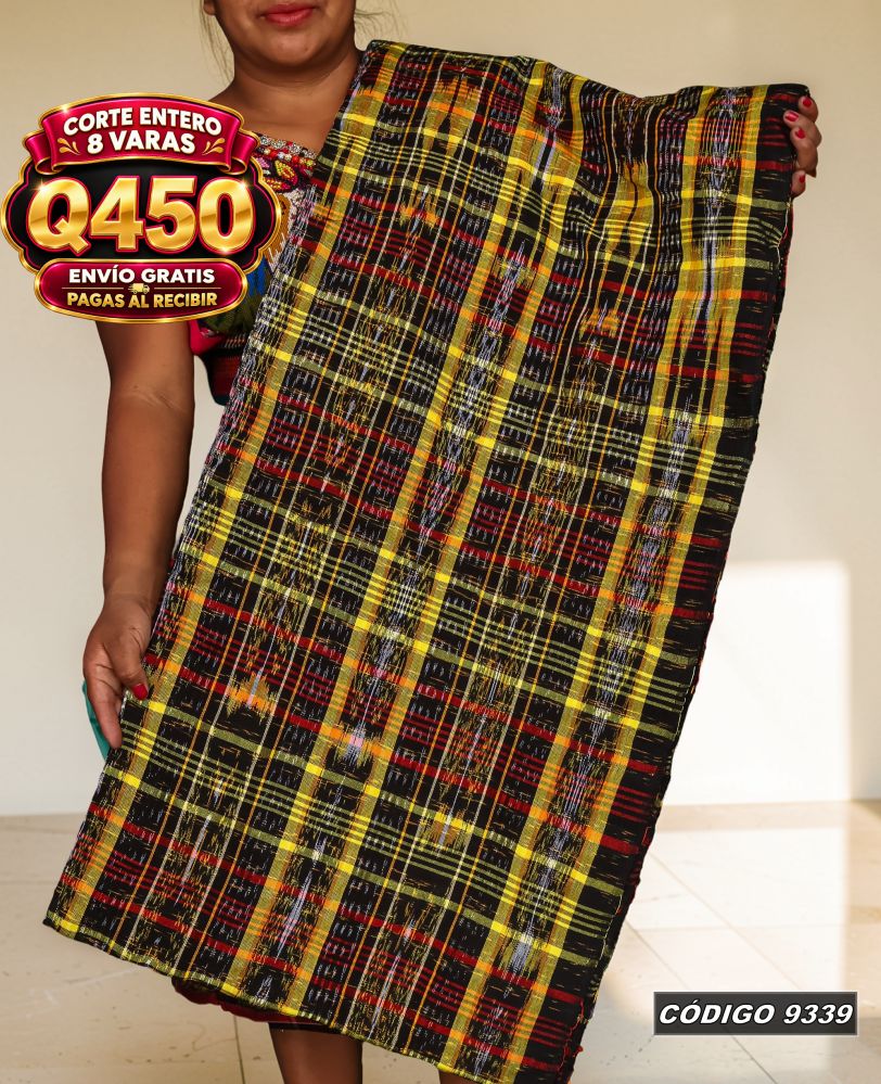 ✨ Corte Quichelense Hilo Mish y Altaseda 8 Varas — Q450 | COD 9339
