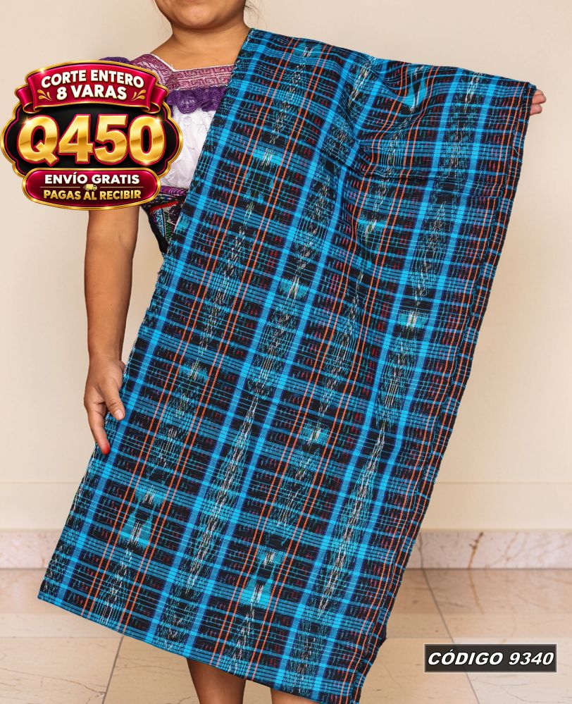 ✨ Corte Quichelense Hilo Mish y Altaseda 8 Varas — Q450 | COD 9340