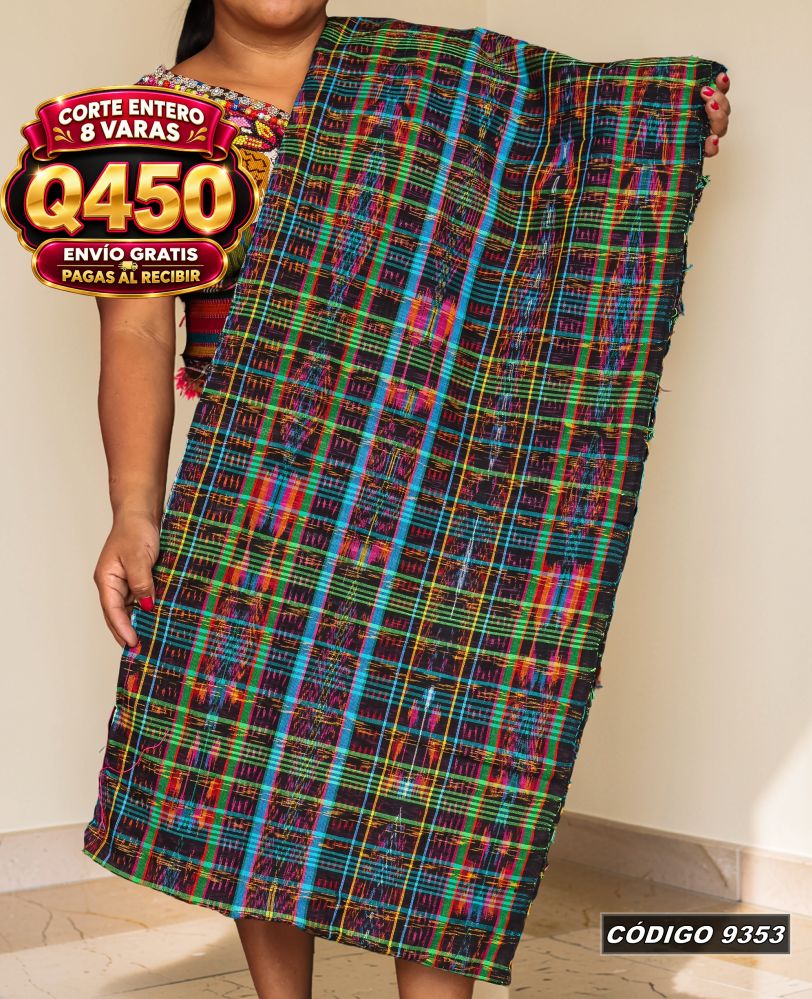 ✨ Corte Quichelense Hilo Mish y Altaseda 8 Varas — Q450 | COD 9353