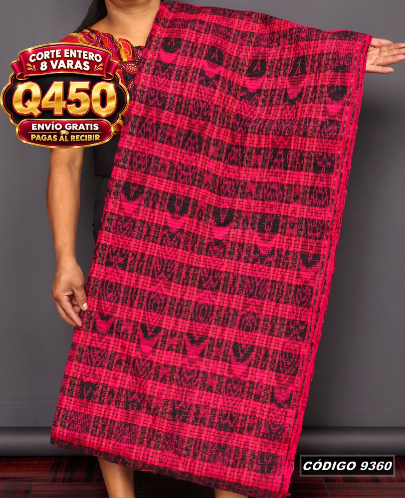 ✨ Corte Quichelense Hilo Mish y Altaseda 8 Varas — Q450 | COD 9360