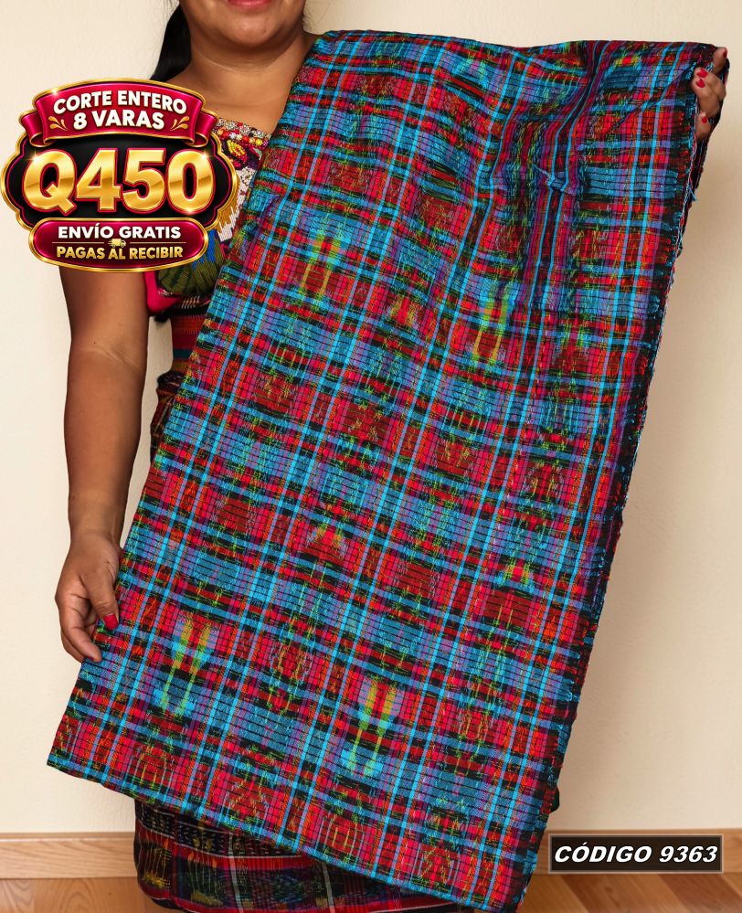 ✨ Corte Quichelense Hilo Mish y Altaseda 8 Varas — Q450 | COD 9363