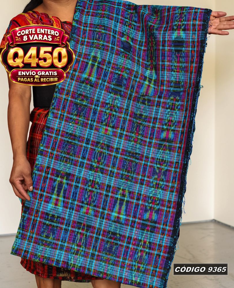 ✨ Corte Quichelense Hilo Mish y Altaseda 8 Varas — Q450 | COD 9365