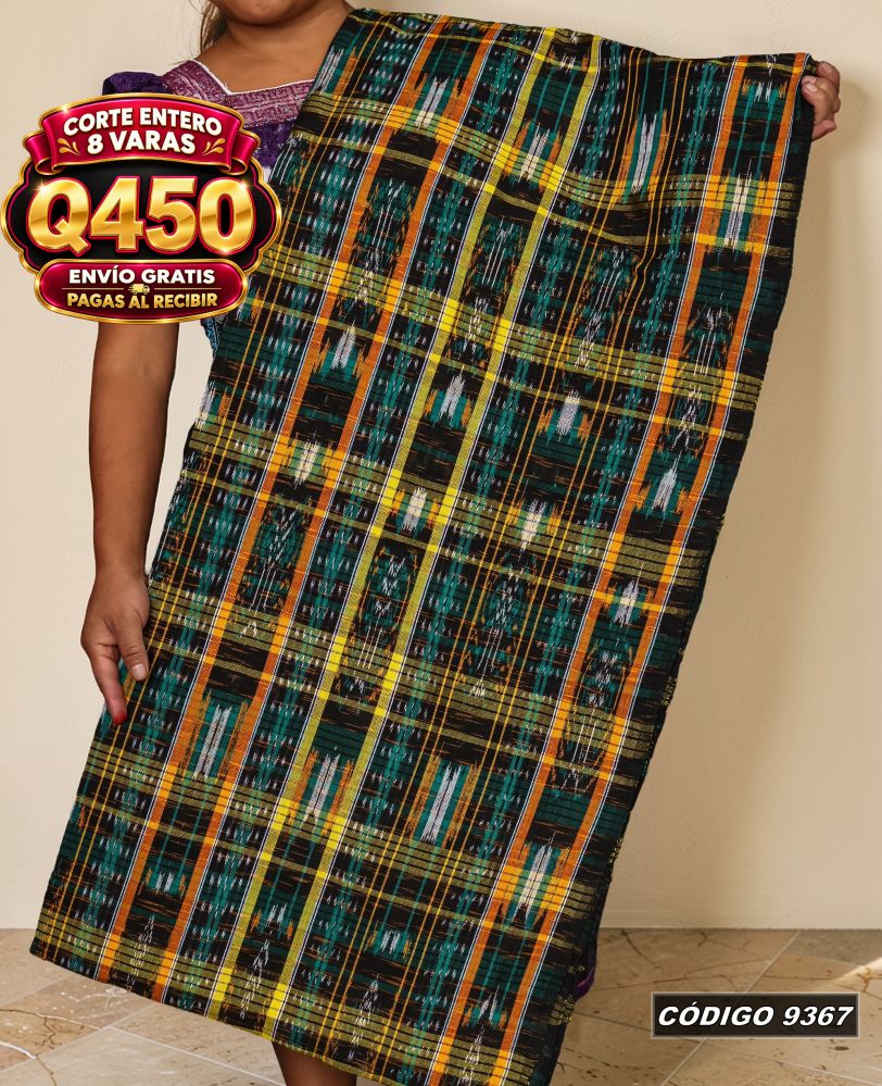 ✨ Corte Quichelense Hilo Mish y Altaseda 8 Varas — Q450 | COD 9367
