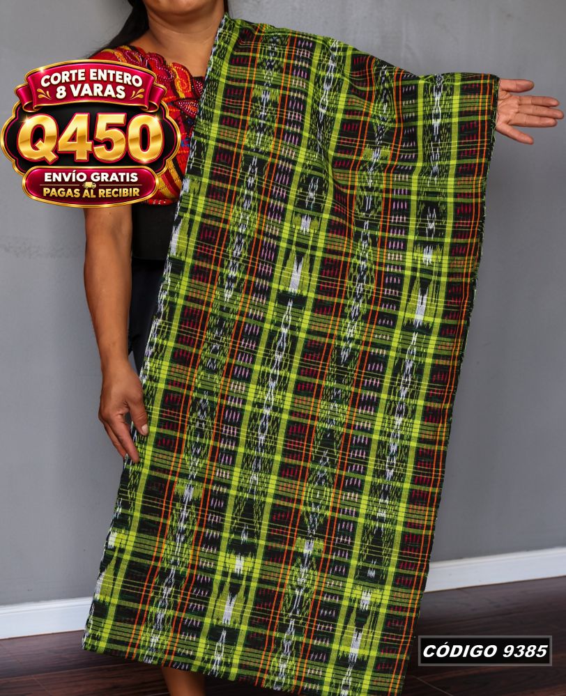✨ Corte Quichelense Hilo Mish y Altaseda 8 Varas — Q450 | COD 9385