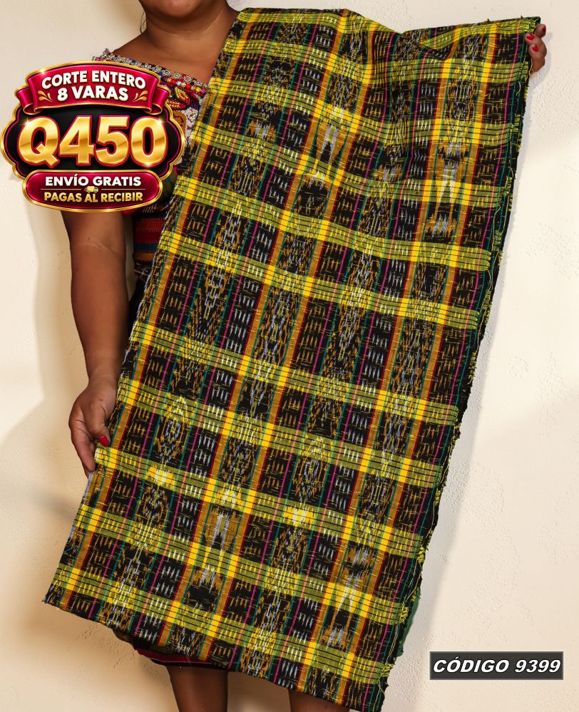 ✨ Corte Quichelense Hilo Mish y Altaseda 8 Varas — Q450 | COD 9399