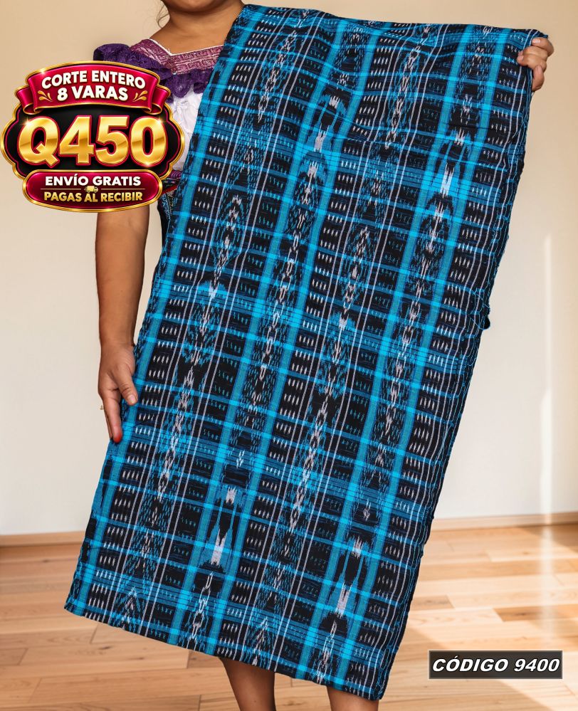 ✨ Corte Quichelense Hilo Mish y Altaseda 8 Varas — Q450 | COD 9400