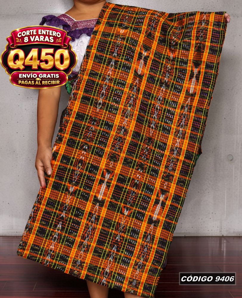 ✨ Corte Quichelense Hilo Mish y Altaseda 8 Varas — Q450 | COD 9406