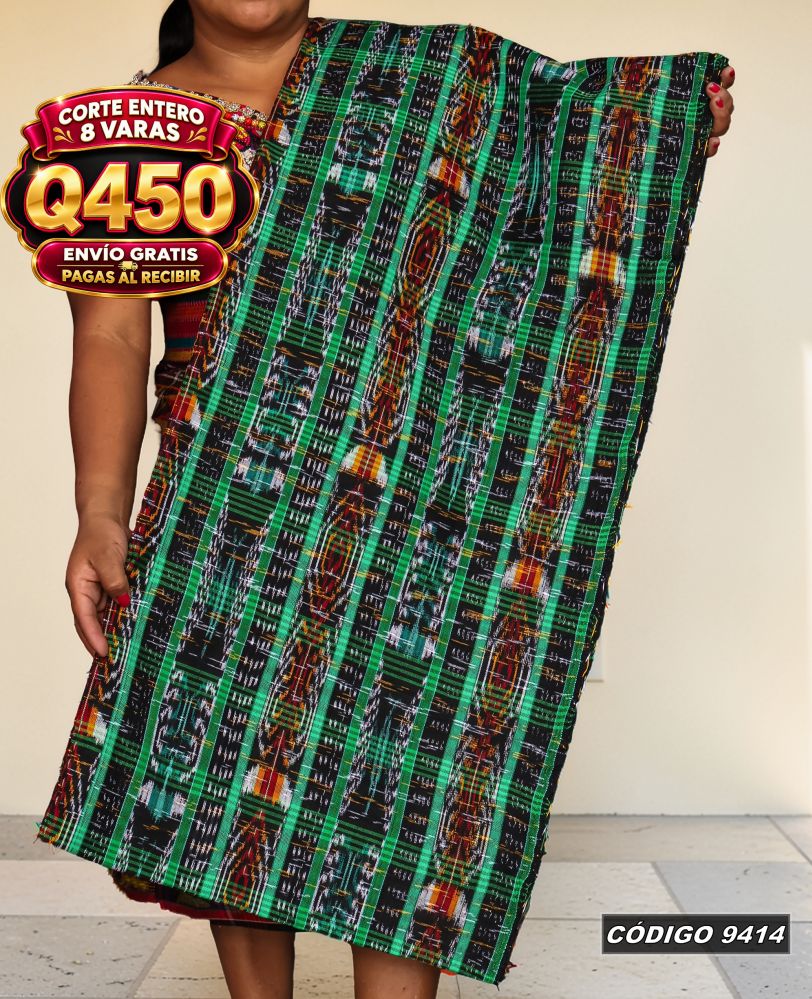 ✨ Corte Quichelense Hilo Mish y Altaseda 8 Varas — Q450 | COD 9414