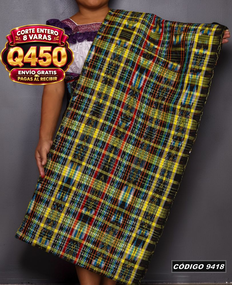 Corte Típico Quichelense Hilo Mish y Altaseda 8 Varas Q450 | COD 9418 | Típicas Unidas