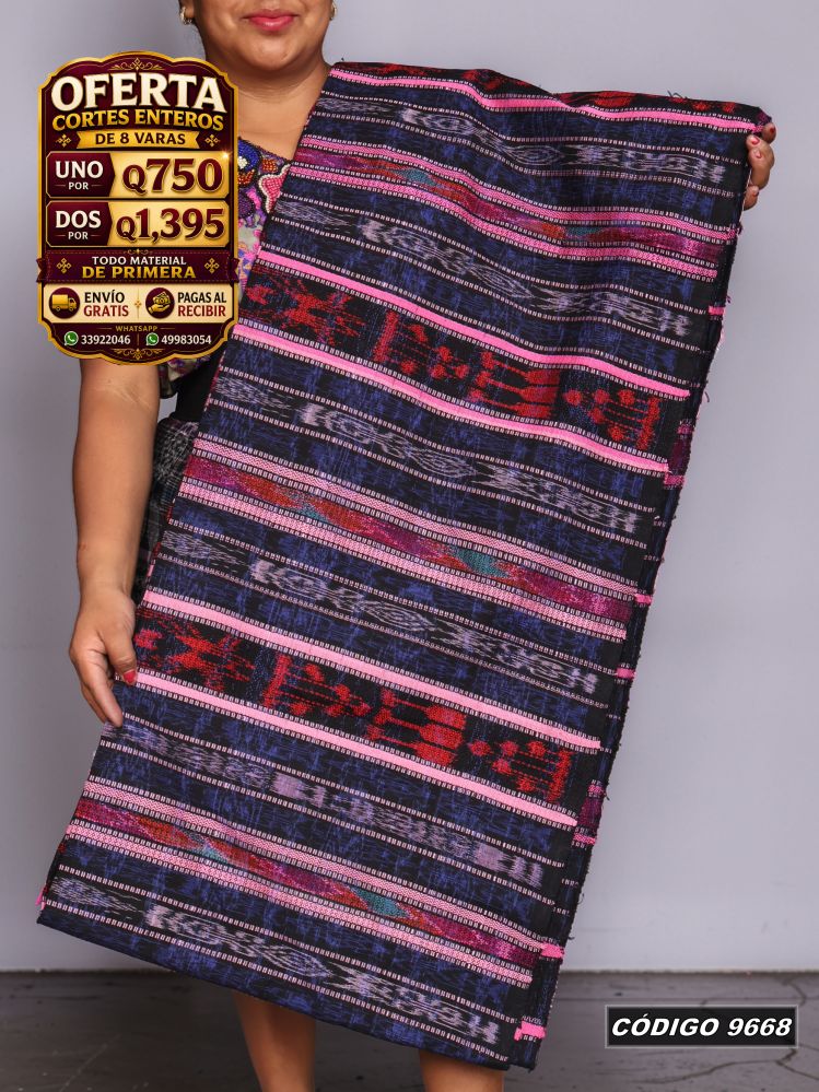 Corte Hilo Alemán 8 Varas Q750 | 2 por Q1,395 | COD 9668 | Típicas Unidas